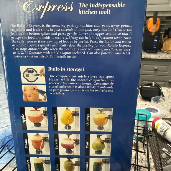 Rotato Express White Electric Peeler - Picture 3 of 3